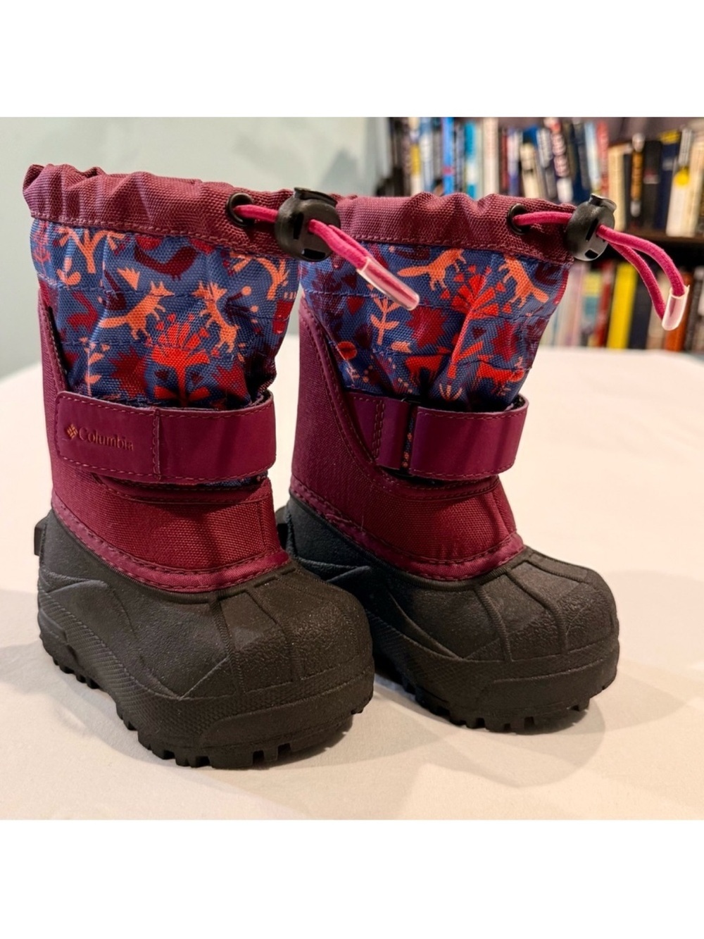 New Columbia Boots Girls 5 Little Kids Powderbug Plus II Waterproof Insulated